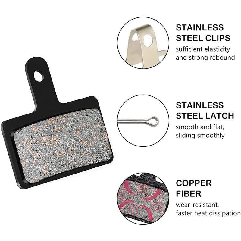 MTB Bicycle Hydraulic Disc Brake Pads For b01s SHIMANO SRAM AVID HAYES Magura ZOOM Cycling Bike Parts Semi-Metallic Brake Pad - Franklyn & Page Emporium