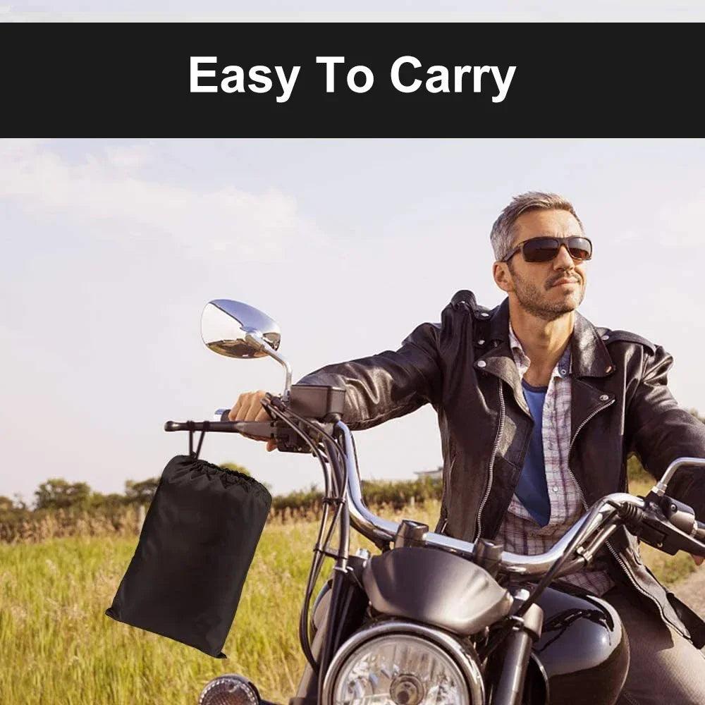 Motorcycle Cover Waterproof Outdoor Indoor Scooter Wear-resistant Fabric Motorbike Cover All Season Dustproof UV Protective - Franklyn & Page Emporium