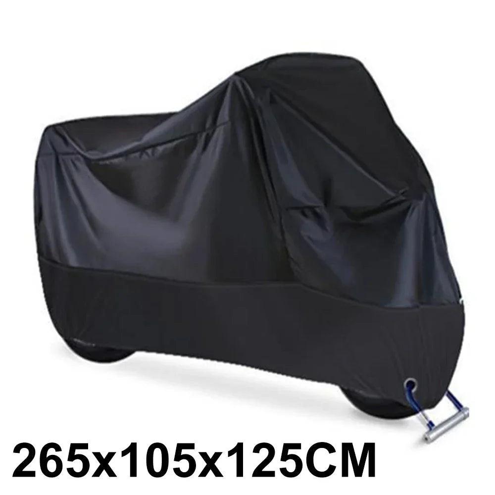 Motorcycle Cover Waterproof Outdoor Indoor Scooter Wear-resistant Fabric Motorbike Cover All Season Dustproof UV Protective - Franklyn & Page Emporium