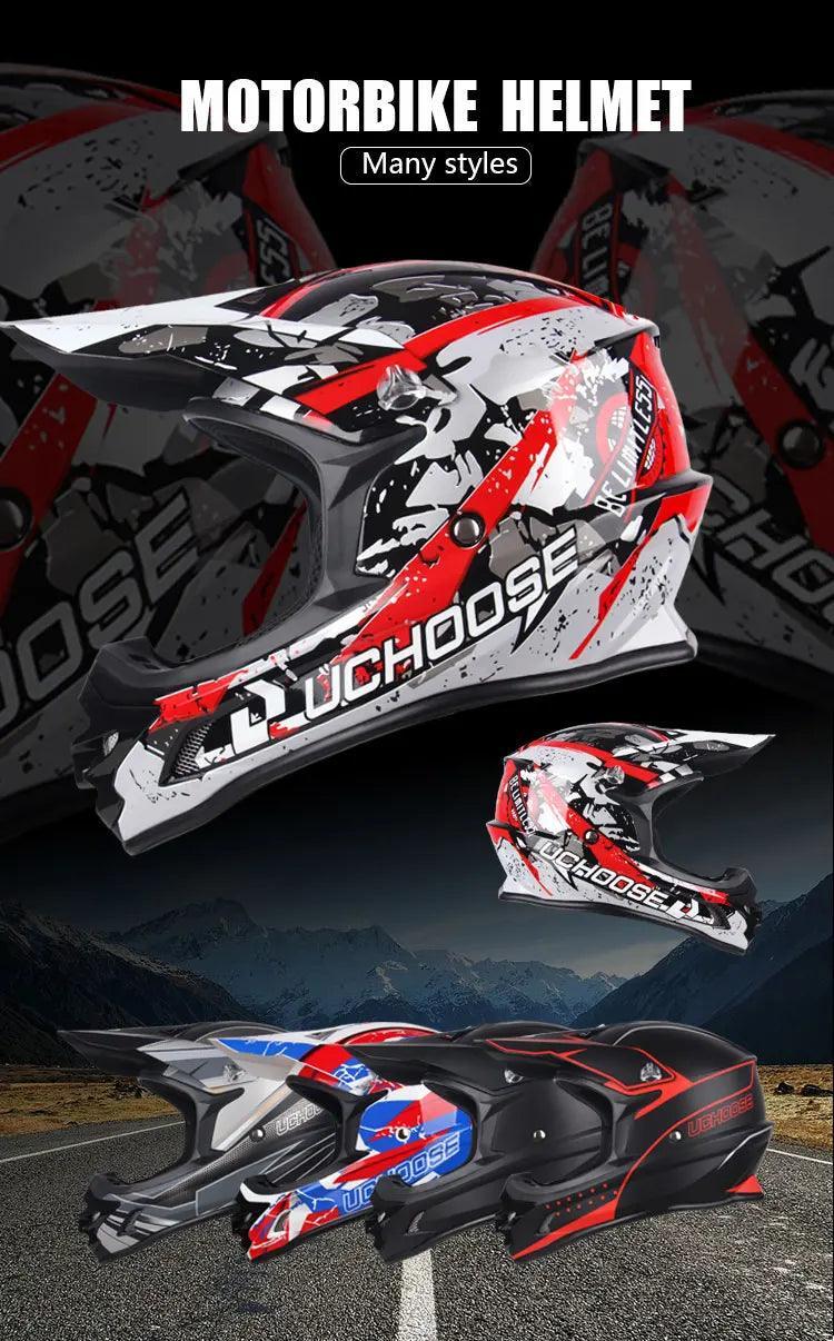 Adult & Kids Female Men Helmets Motocross Kask Cross Downhill Soporte Casco Off Road Racing Classic Motorcycle Enduro - Franklyn & Page E-Bike Emporium