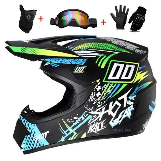 Motorcycle helmet Adult & kids off-road helmet dirt bike downhill AM DH cross Red bull helmet capacete motocross casco Professional DOT - Franklyn & Page Emporium