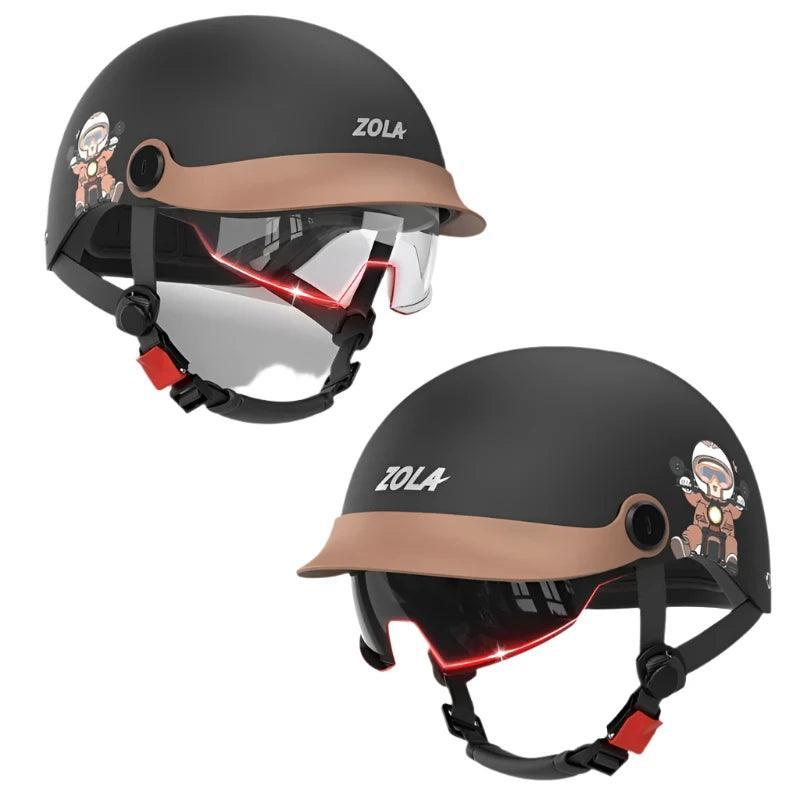 Outdoor Electric Vehicle Duck Tongue Helmet Adult Summer Safety Helmet Motorcycle Sun Protection Lightweight Half Helmet - Franklyn & Page Emporium