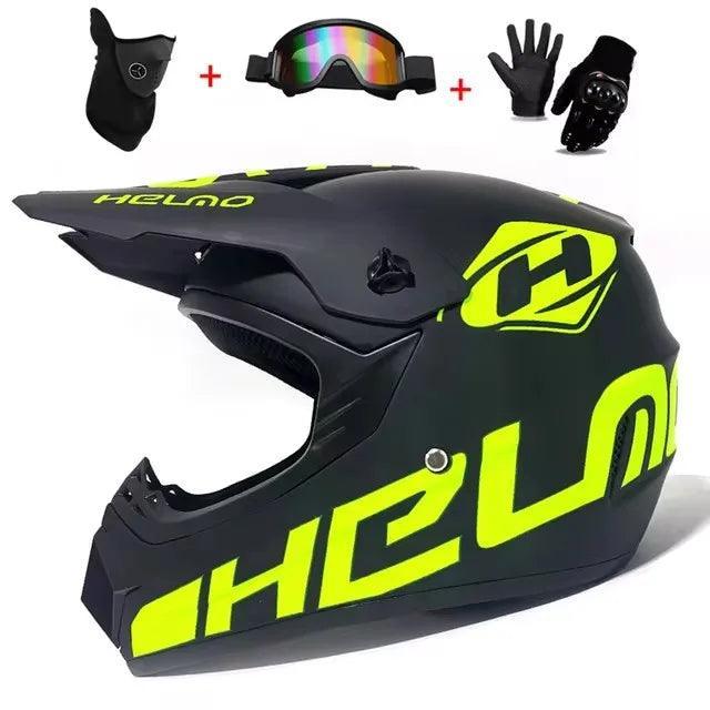 Motorcycle helmet Adult & kids off-road helmet dirt bike downhill AM DH cross Red bull helmet capacete motocross casco Professional DOT - Franklyn & Page Emporium