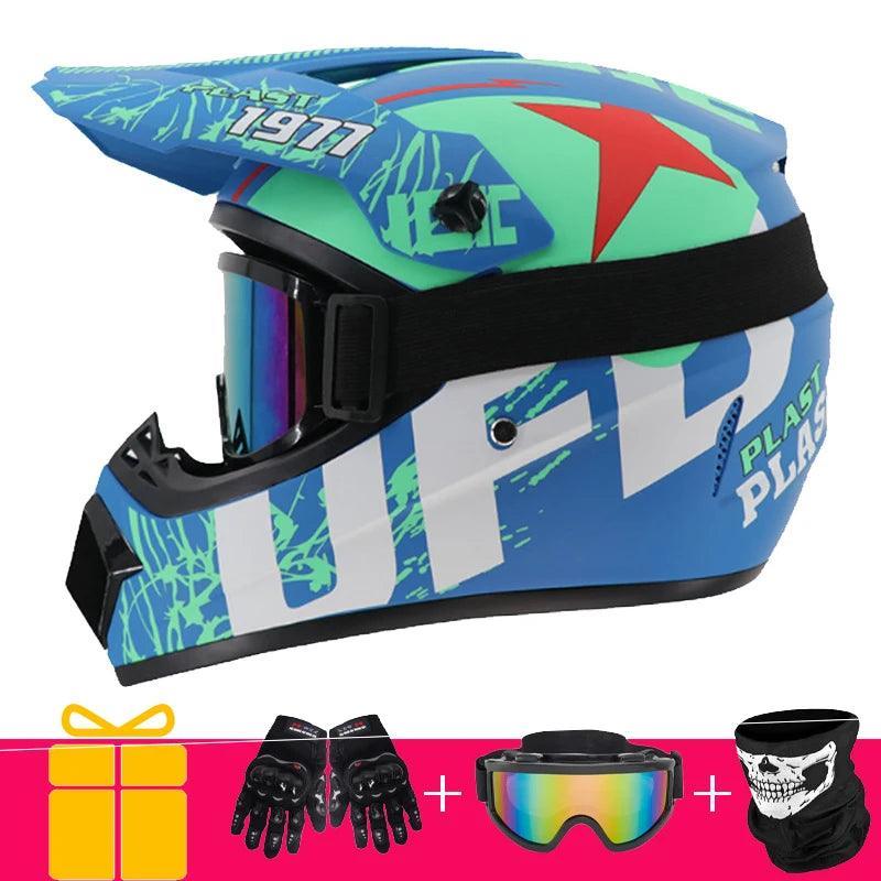 Adult & Kids Motocross Motorcycle Snowboarding Helmet Sandbox Casco Bicycle Downhill Capacete DOT - Franklyn & Page E-Bike Emporium