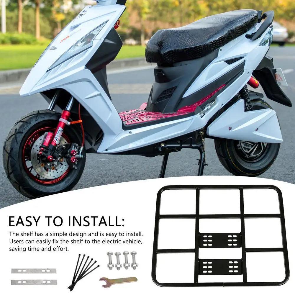 Cargo Rack Rear Metal Adjustable Bike Rear Rack Bike Back Shelf Electric Vehicle Rear Shelf Takeaway Box Bracket Cycling tools - Franklyn & Page Emporium