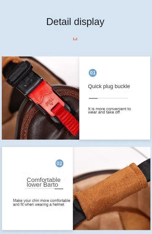 Vintage Electric Motorcycle Helmet Vintage Casque Anti Mist Hat Men's and Women's Skateboarding Warm Helmet Winter Safety Helmet - Franklyn & Page Emporium