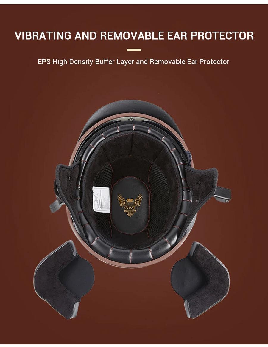 Retro Motorbike Helmet Summer Men Motorbike Riding Protective Helmet Women Motorcycle Half Helmet