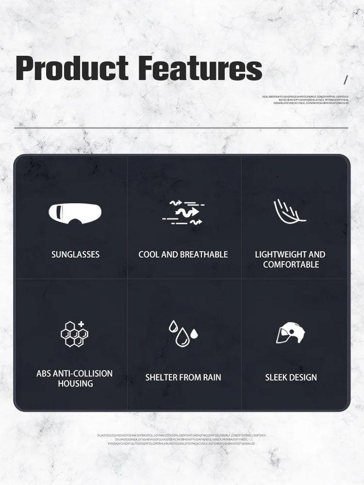 Premium DOT Approved Helmets Crash Motorbike Protective Gear Men Women Flip Up Helmet Motorcycle Visor - Franklyn & Page Emporium