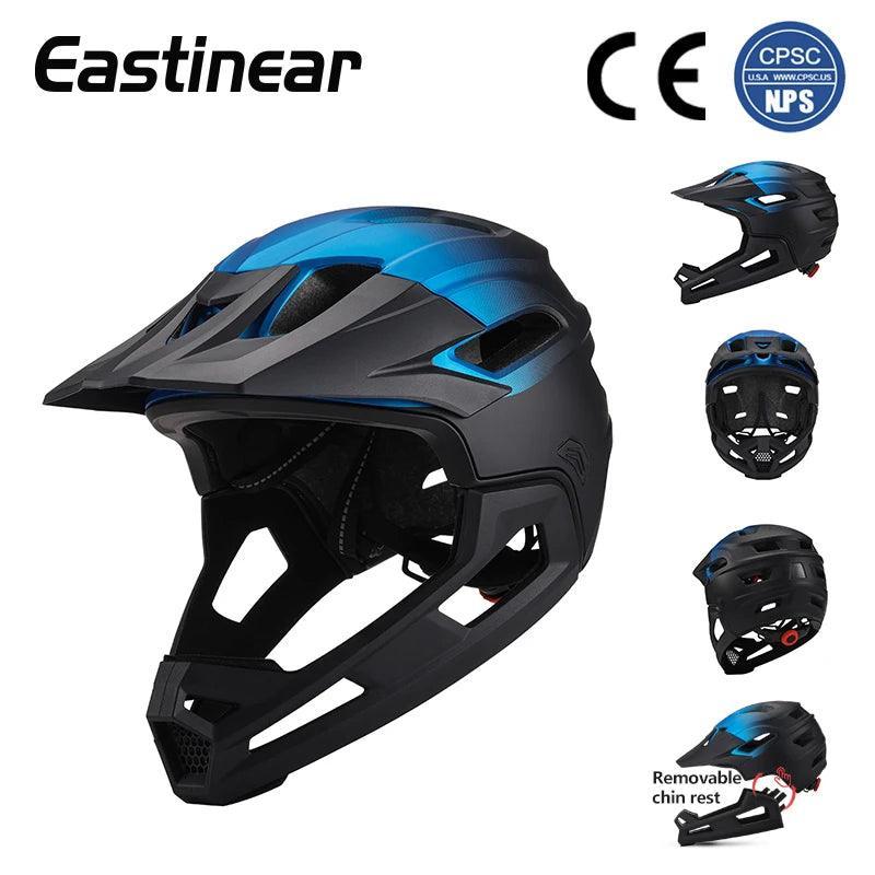 Bicycle Bike Helmet Full Face Detachable One-piece - Franklyn & Page Emporium