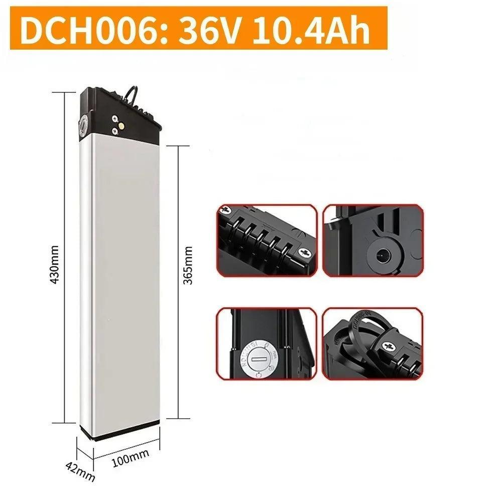 For New Engwe EP-2 Pro Engine Pro(Upgraded)&MATE X Bike:52v/48V/36V Replacement Batteries(17.5Ah-10Ah)in DCH-003,DCH-006,DCH-009