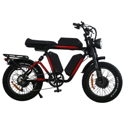 Best Electric bike 2000W E bike 52V 66Ah 3 Batteries 20'' Fat Tire - Franklyn & Page Emporium
