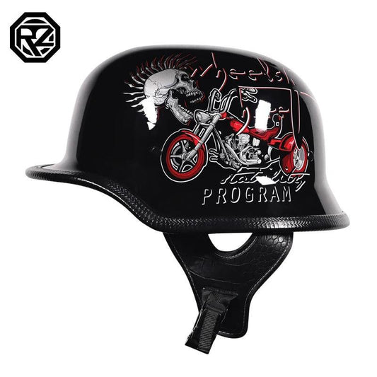 Soldier Helmet Retro Half Helmet Motorcycle Male Female Motorcycle German Helm