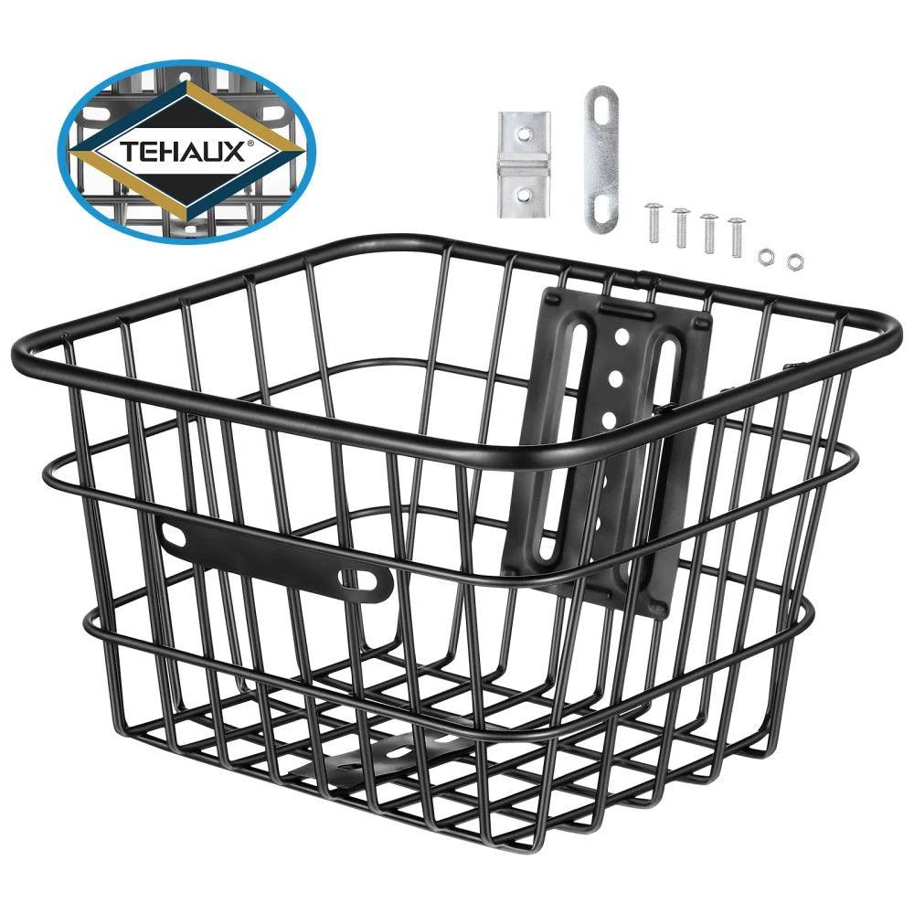 Iron Wire Bike Basket Front Bike Front Bike Basket Front Organizing Storage Bike Basket Front Front Handlebar Bike Bike Basket - Franklyn & Page Emporium