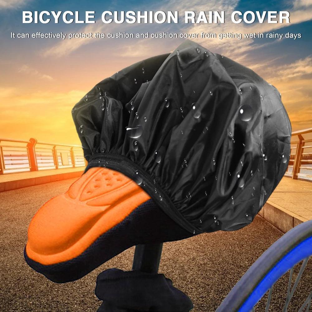 Waterproof Bike Seat Rain Cover Washable Bike Seat Cushion Cover Universal Rain Dust Protective Cushion Bicycle Accessories - Franklyn & Page Emporium