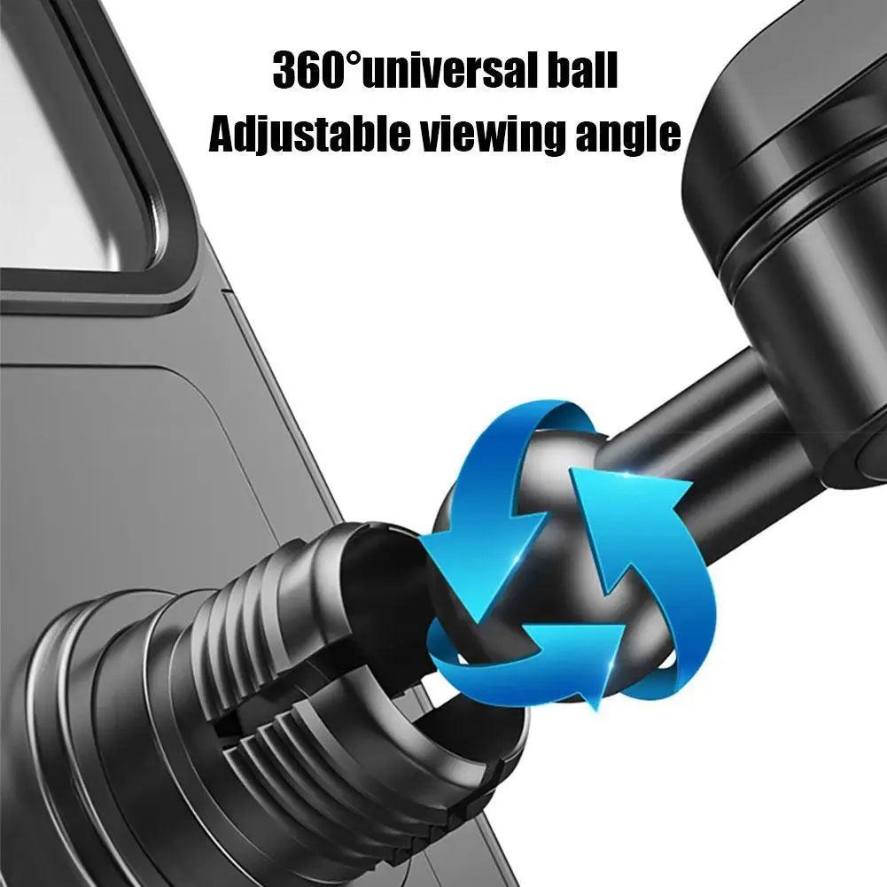 Motorcycle Bike Mobile Phone Holder Support Waterproof Universal Bicycle GPS 360° Swivel Adjustable Motorcycle Cellphone Holder - Franklyn & Page Emporium