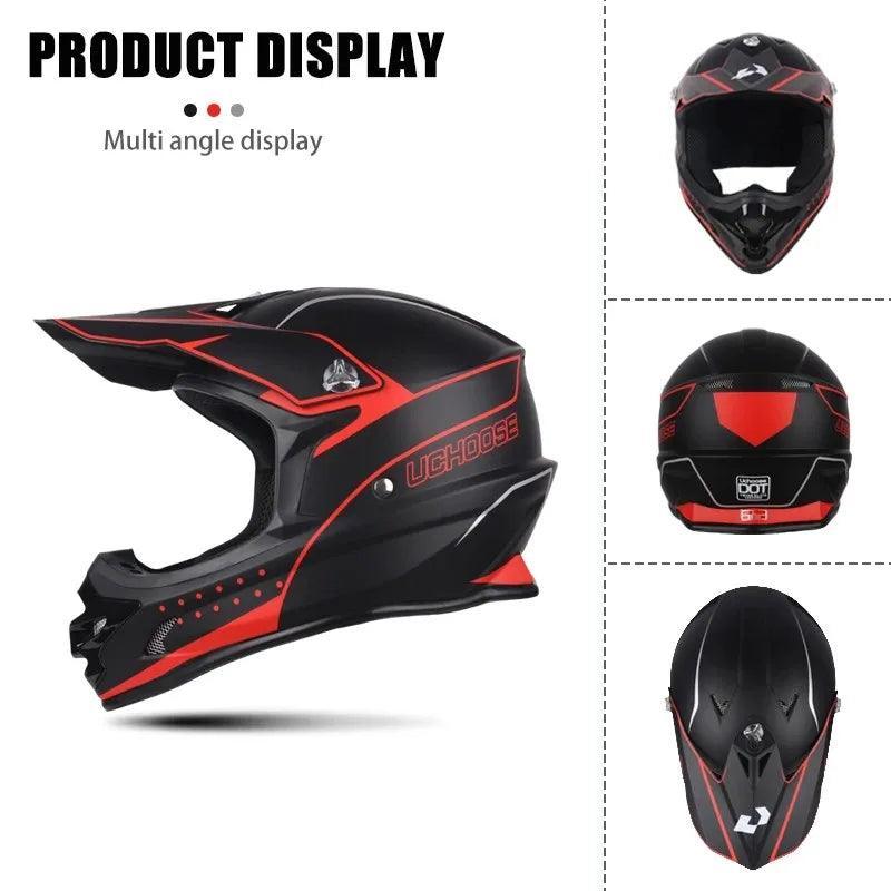Adult & Kids Female Male Helmets Motocross Kask Cross Downhill Soporte Casco Sandbox Snowboarding Helmet Racing Enduro - Franklyn & Page E-Bike Emporium