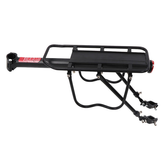 Bike Rack Aluminium Alloy Black Bicycle Luggage Rack Bike Rear Carrier Shelf Cycling Equipment Accessory - Franklyn & Page Emporium