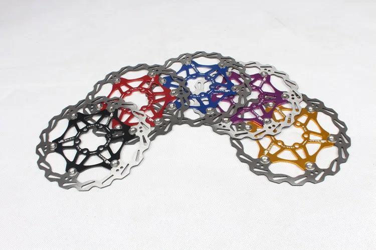 Snail Floating Disc Mountain Bike Cooling Floating Disc Ultra-light Six Pin Disc Brake Disc 160 180 203mm Accessories