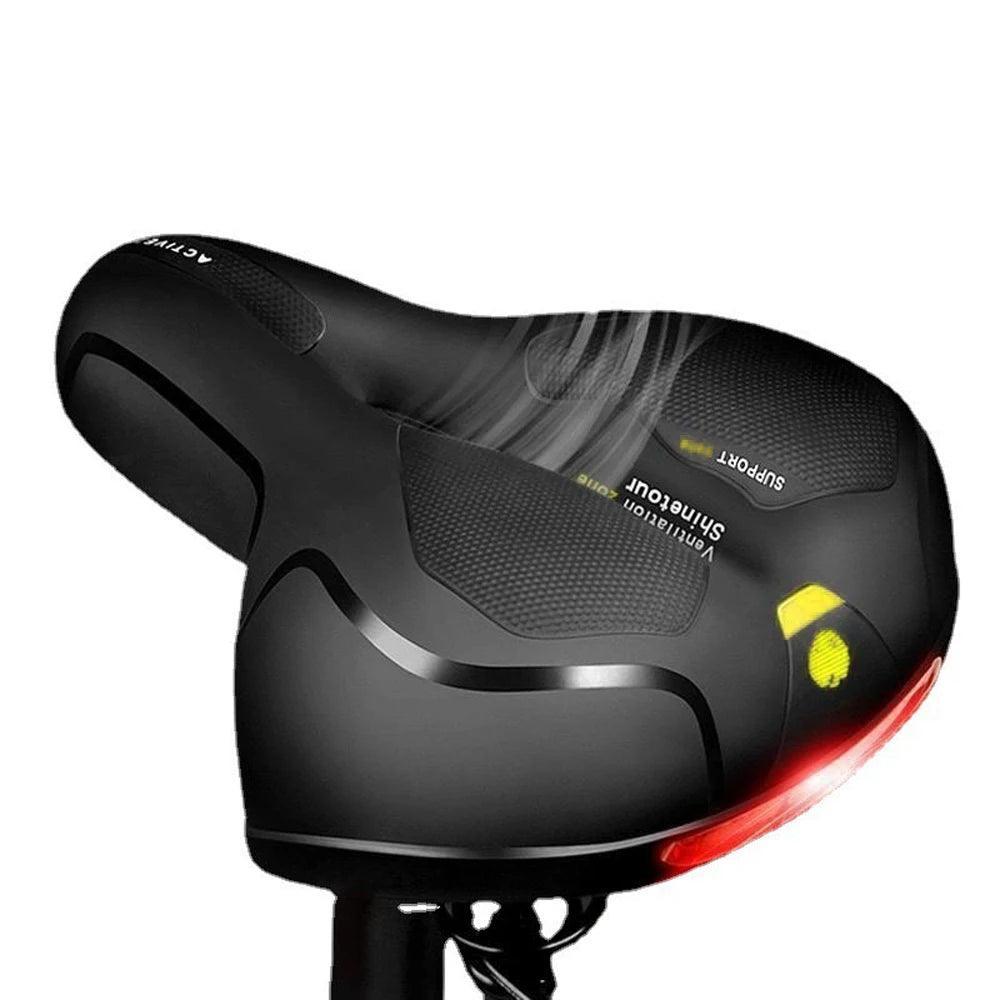 Bike Seat Comfortable & Breathable Bicycle Saddle Cushion Water-Resistant with Dual Shock Absorbing for MTB Mountain Road Bike - Franklyn & Page Emporium