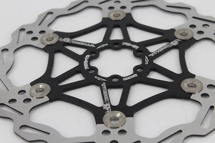 Snail Floating Disc Mountain Bike Cooling Floating Disc Ultra-light Six Pin Disc Brake Disc 160 180 203mm Accessories