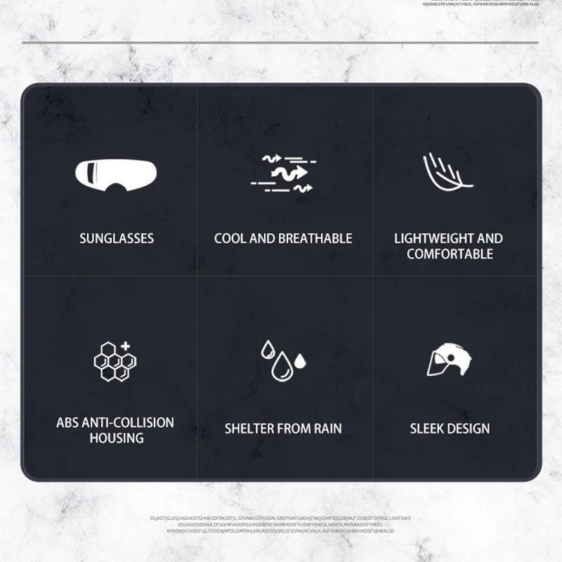 Premium DOT Approved Helmets Crash Motorbike Protective Gear Men Women Flip Up Helmet Motorcycle Visor - Franklyn & Page Emporium