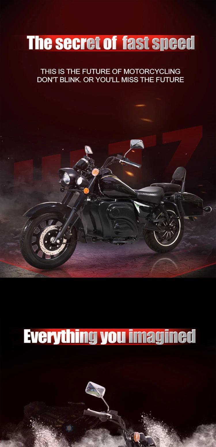 Classic style electric road bike motorbike Motorcycle 20000w - Franklyn & Page Emporium