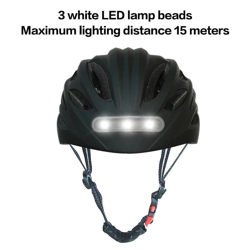 LED Lamp Cycling Bicycle Helmet With LED Tail Light Intergrally-molded Outdoor Sport Riding Cycling Motorcycle Bike Equipment - Franklyn & Page Emporium