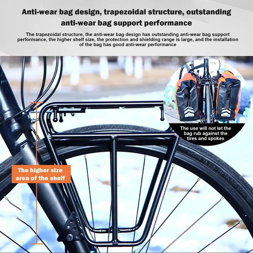 Front Cycling Rack For Cycling Touring Carrier Racks For Mountain Road Cycling Easy-to-Install Front Pannier Rack For Cycling - Franklyn & Page Emporium