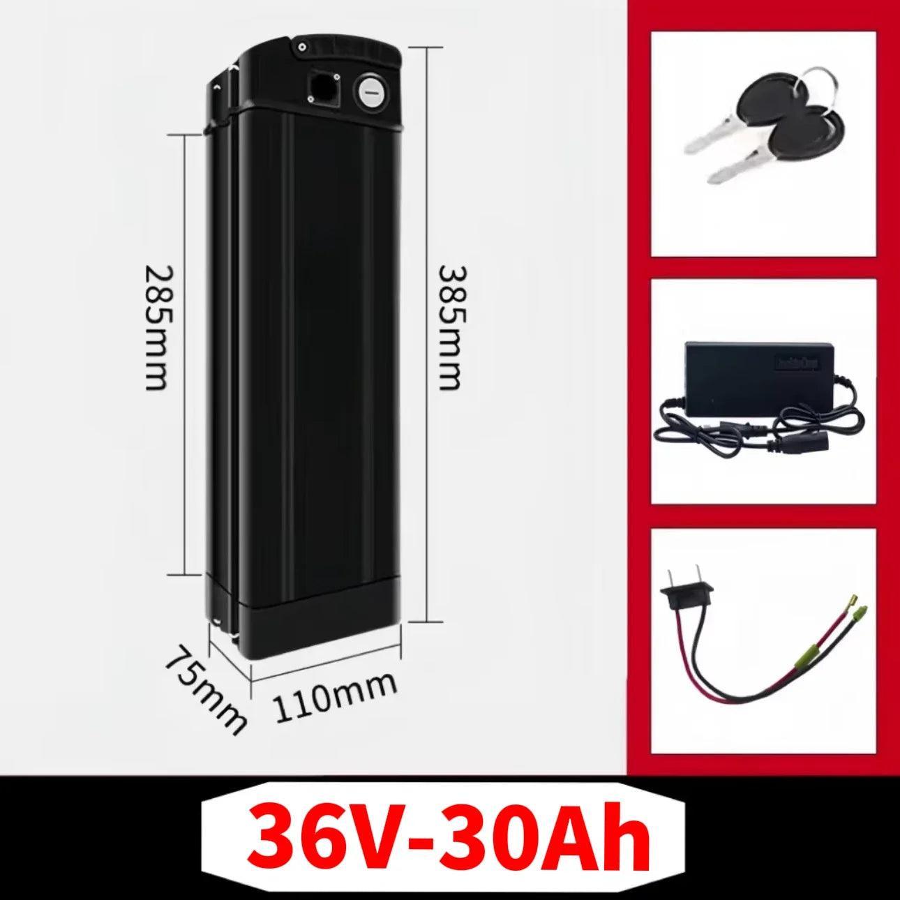 Original 36V 48V 15ah 25ah 30ah 40Ah silverfish battery Lithium-ion battery Certified - Franklyn & Page Emporium