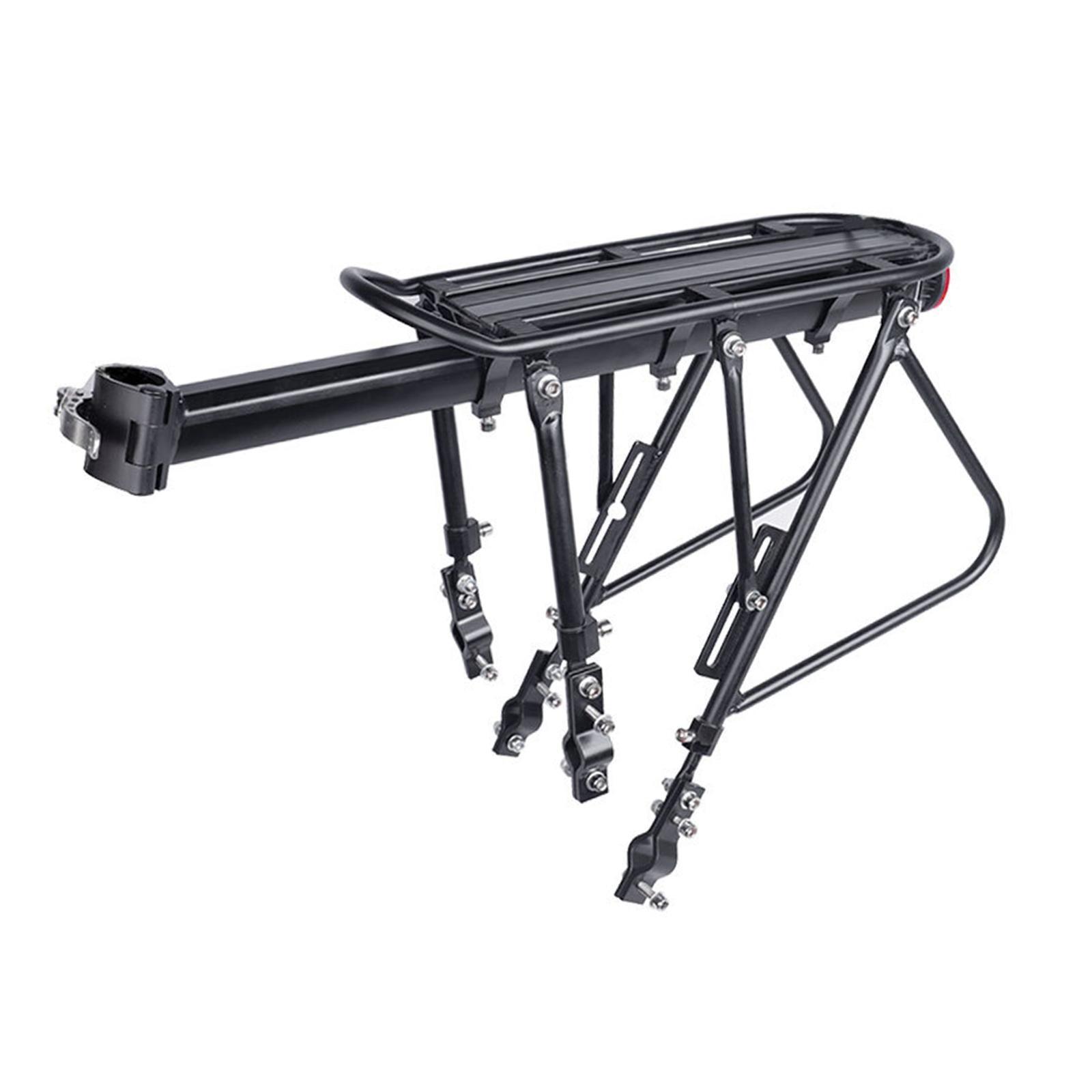 Rear Bike Rack Easy to Install Adjustable 132-242 lbs Capacity Universal Bike Luggage Carrier Bike Cargo Rack for Road Bike - Franklyn & Page Emporium