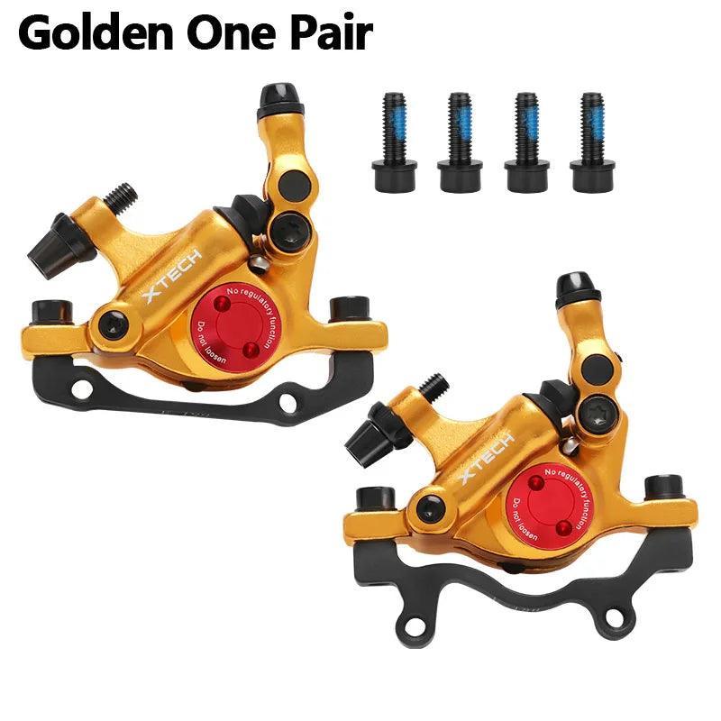 ZOOM XTECH HB100 Hydraulic Disc Brake Calipers Front & Rear Black Red Gold Blue Purple Brake For MTB Bicycle Brake Set