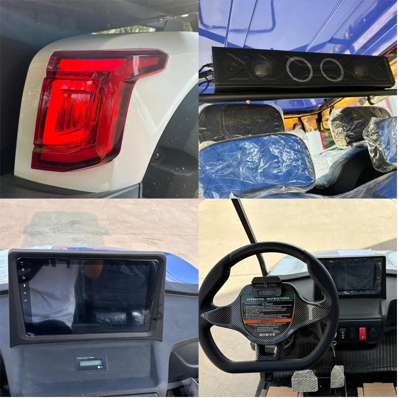Fast Delivery Capability 2 4 6 Seats Fast Electric Buggy Off Road Golf Cart With Rainbow Factory Battery Electric Golf Cart - Franklyn & Page E-Bike Emporium