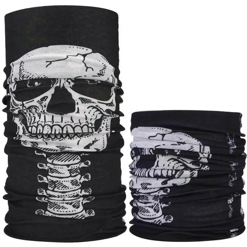 Bicycle Ski Skull Half Face Mask Ghost Scarf Multi Use Neck Warmer Cod Маска От Вируса Masque Tissu Mascara Para Rosto - Franklyn & Page E-Bike Emporium