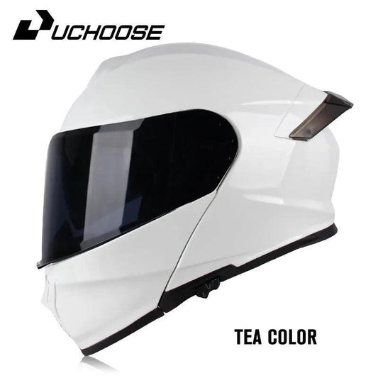 Full Face Helmets Crash Motorbike Protective Gear Men Women Flip Up Helmet Motorcycle Double Sun Visor - Franklyn & Page Emporium