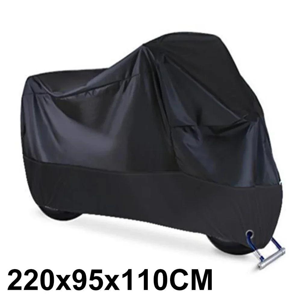 Motorcycle Cover Waterproof Outdoor Indoor Scooter Wear-resistant Fabric Motorbike Cover All Season Dustproof UV Protective - Franklyn & Page Emporium