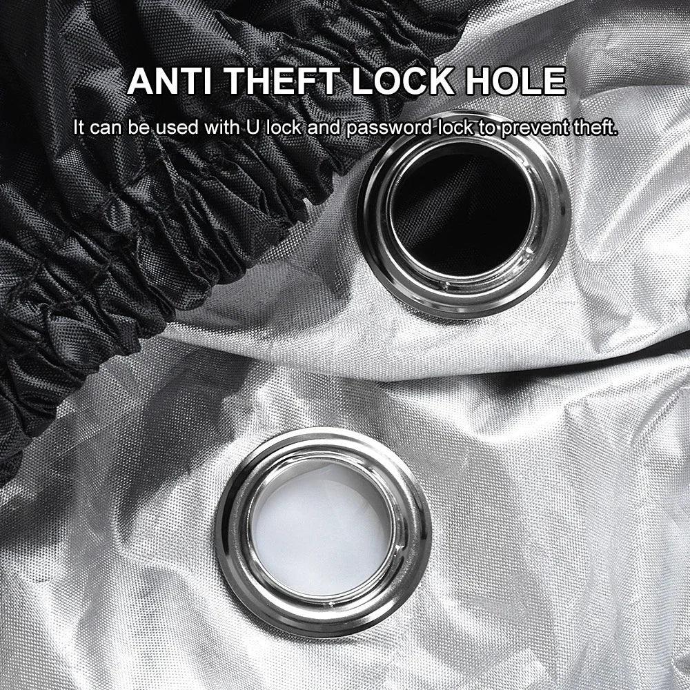 Motorcycle Cover Waterproof Outdoor Indoor Scooter Wear-resistant Fabric Motorbike Cover All Season Dustproof UV Protective - Franklyn & Page Emporium