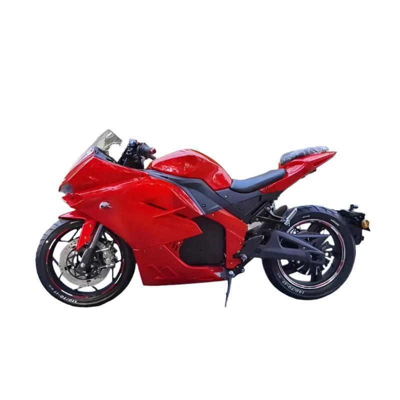 Powerful Fast charging type 2 (Speed 140 km/h)(250km range) Electric motorcycle racing sports road superbikes 20000w 72v 120Ah Ducati