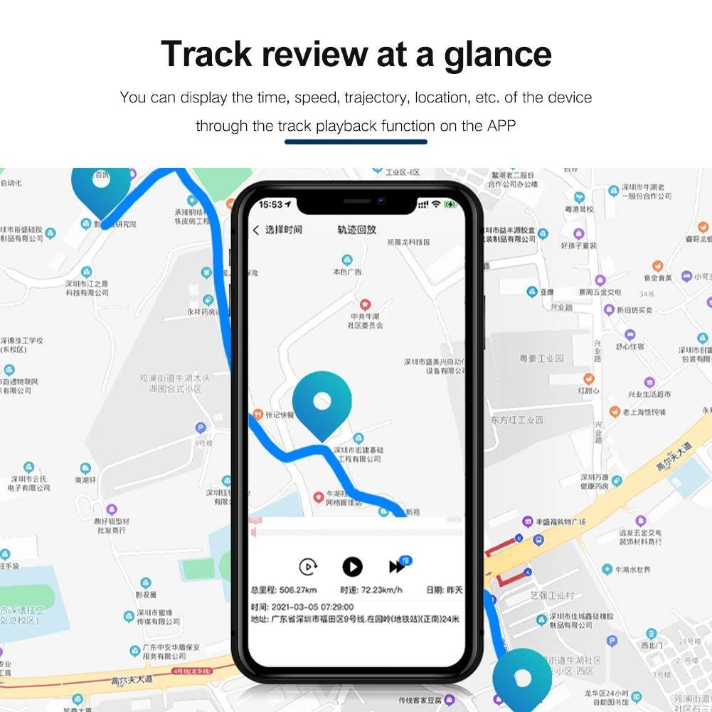 Mini GPS Tracker Strong Magnetic Wireless Locator Portable Car Vehicle bike Tracking Anti-theft Device Precise GPS Locator - Franklyn & Page Emporium