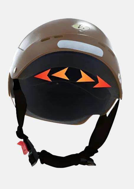 Motorcycle Helmet German Leather Style Pilot Motorcycle Open Face Retro Half Helmet Cruise Chopper Biker Helmet