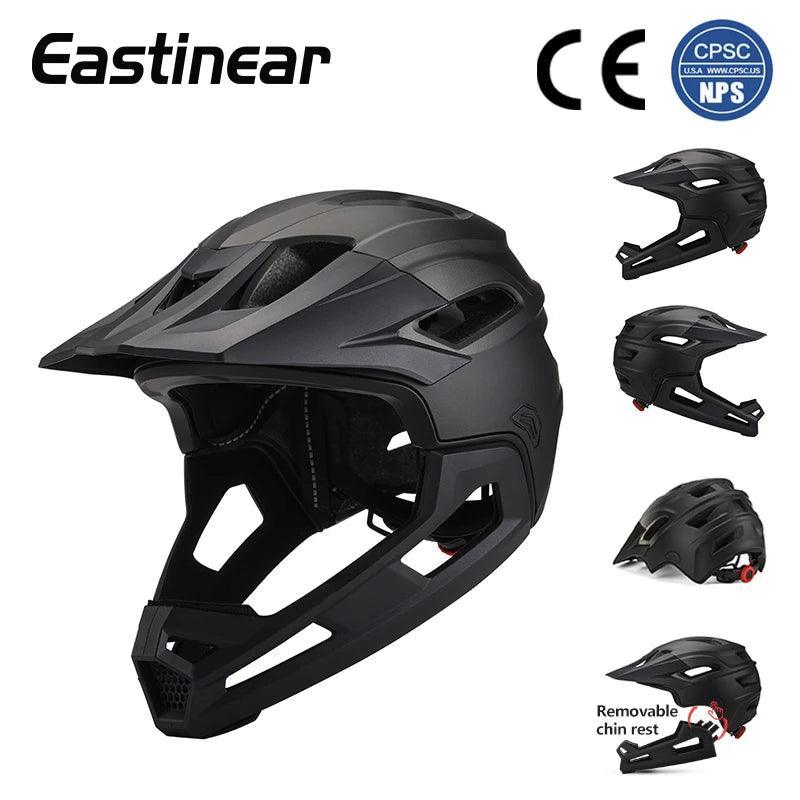 Bicycle Bike Helmet Full Face Detachable One-piece - Franklyn & Page Emporium