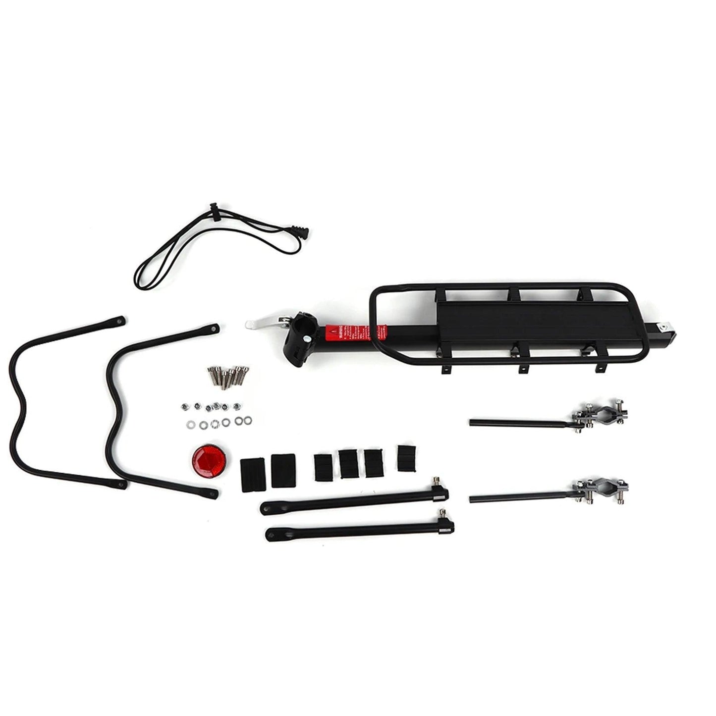 Bike Rack Aluminium Alloy Black Bicycle Luggage Rack Bike Rear Carrier Shelf Cycling Equipment Accessory - Franklyn & Page Emporium