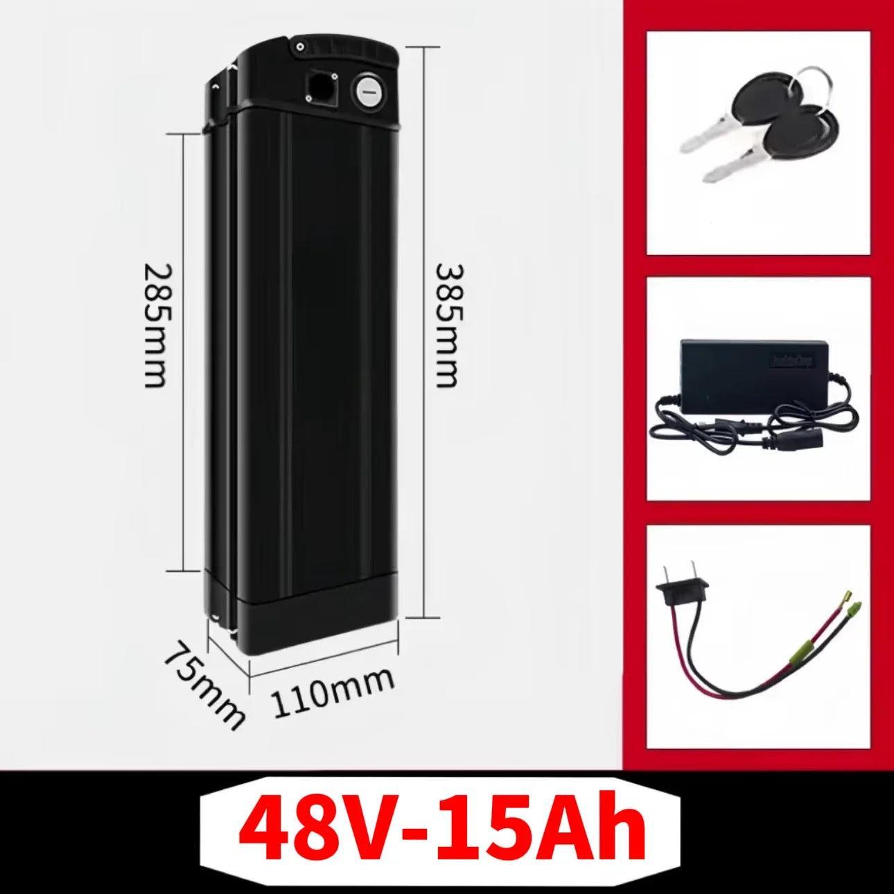 Original 36V 48V 15ah 25ah 30ah 40Ah silverfish battery Lithium-ion battery Certified - Franklyn & Page Emporium