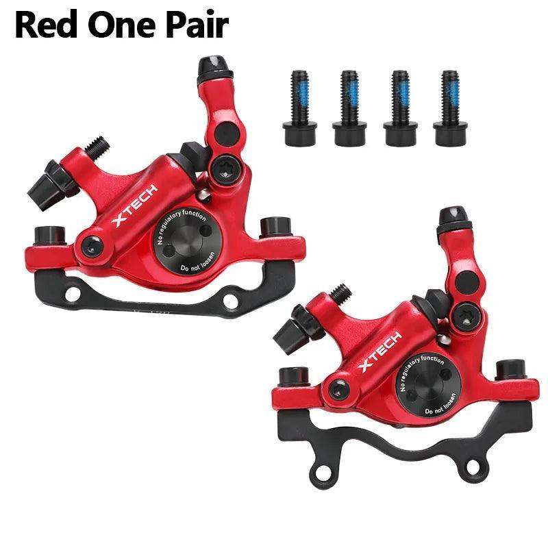 ZOOM XTECH HB100 Hydraulic Disc Brake Calipers Front & Rear Black Red Gold Blue Purple Brake For MTB Bicycle Brake Set