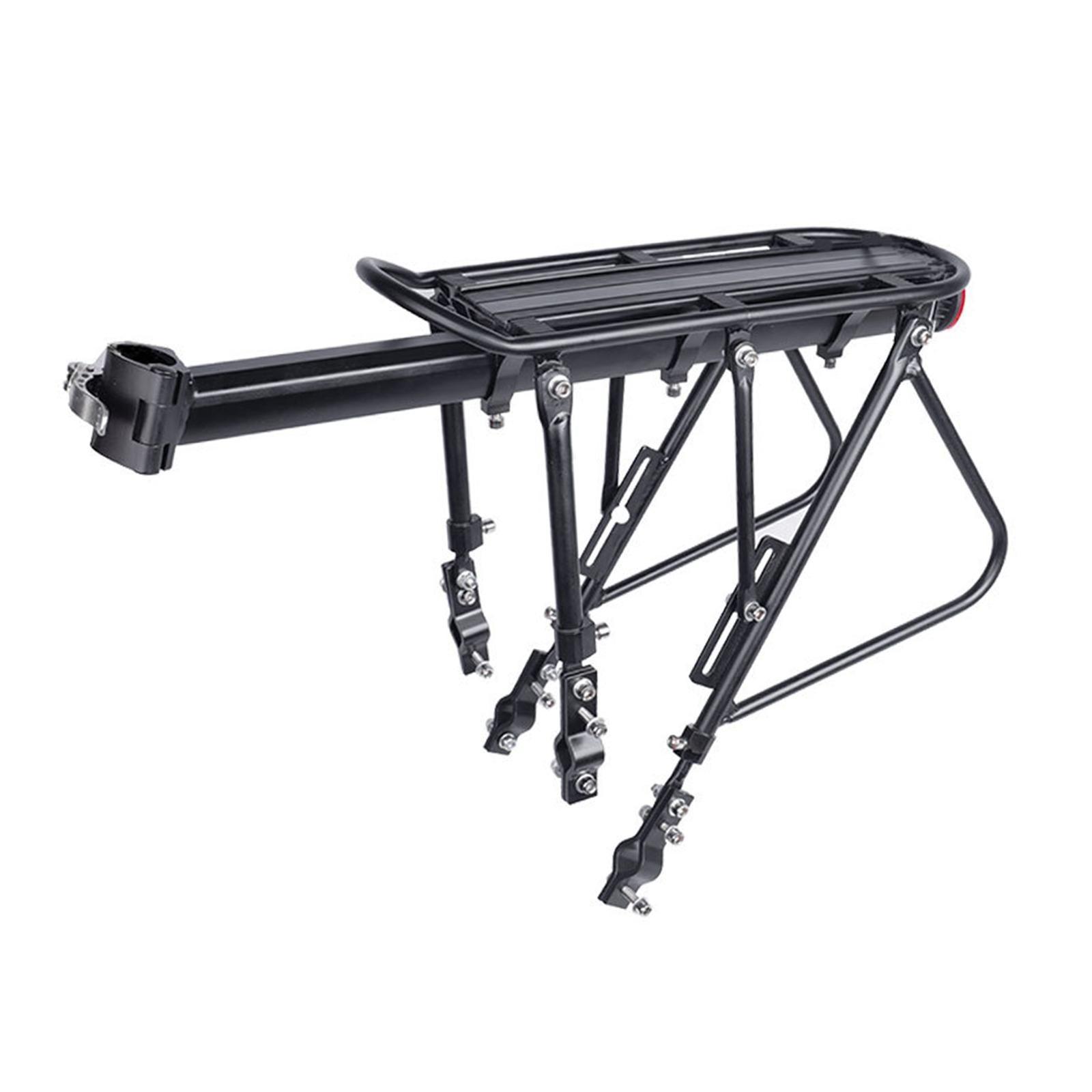 Rear Bike Rack Easy to Install Adjustable 132-242 lbs Capacity Universal Bike Luggage Carrier Bike Cargo Rack for Road Bike - Franklyn & Page Emporium