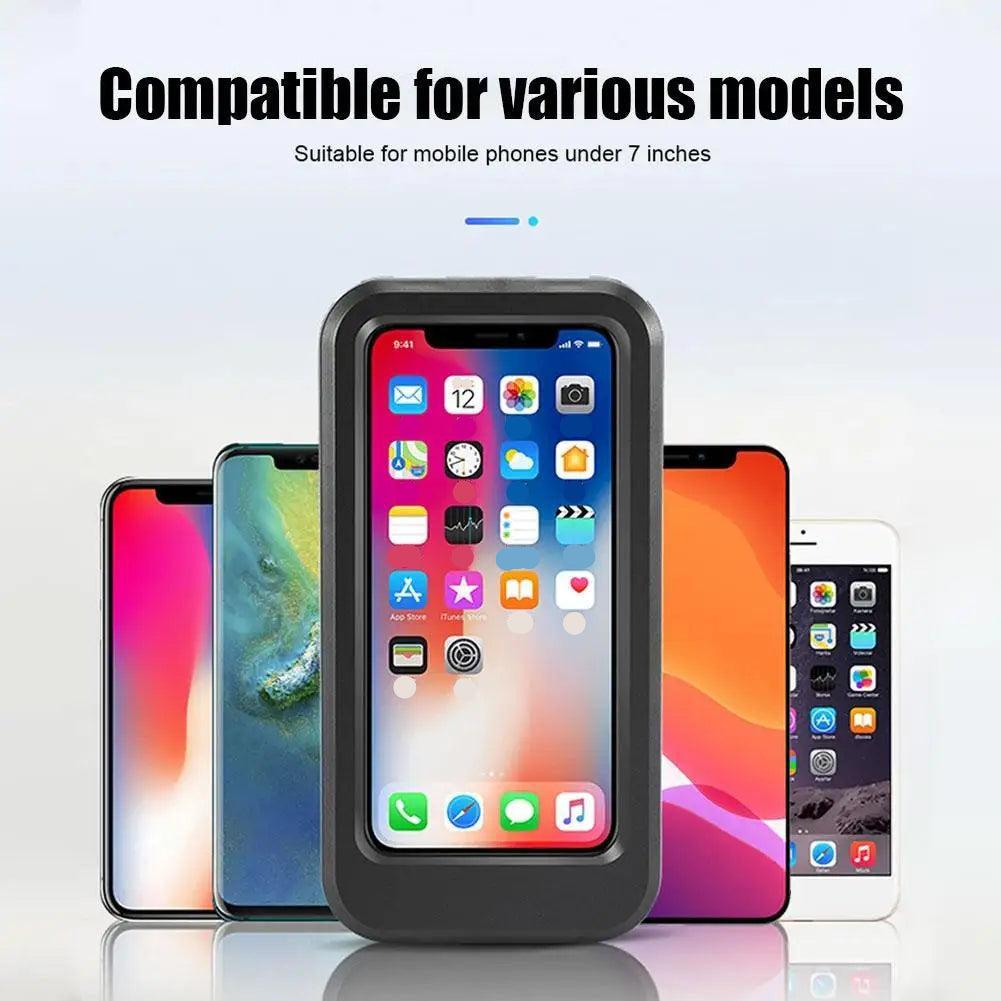 Motorcycle Bike Mobile Phone Holder Support Waterproof Universal Bicycle GPS 360° Swivel Adjustable Motorcycle Cellphone Holder - Franklyn & Page Emporium