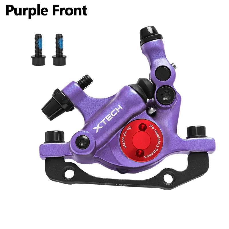 ZOOM XTECH HB100 Hydraulic Disc Brake Calipers Front & Rear Black Red Gold Blue Purple Brake For MTB Bicycle Brake Set