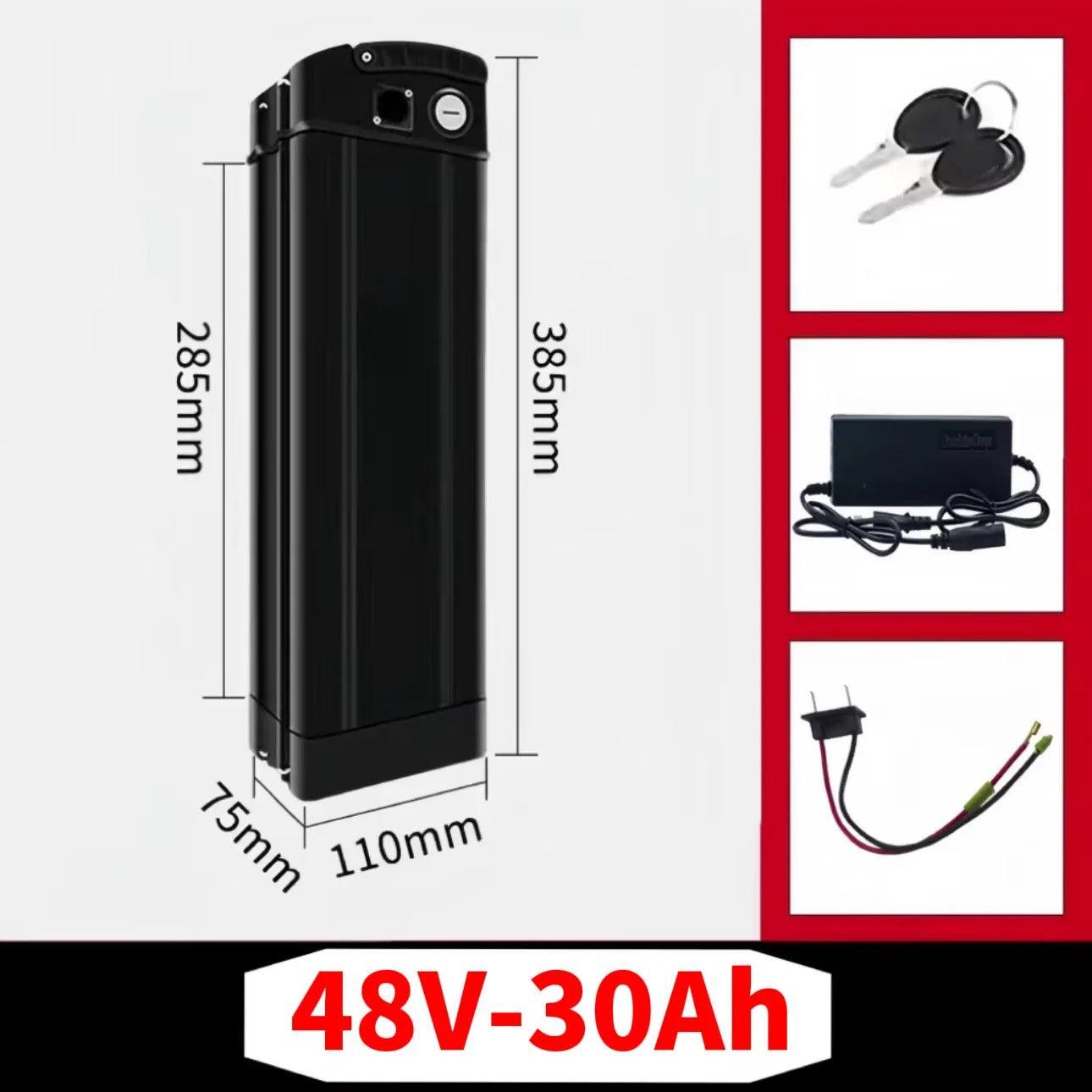 Original 36V 48V 15ah 25ah 30ah 40Ah silverfish battery Lithium-ion battery Certified - Franklyn & Page Emporium