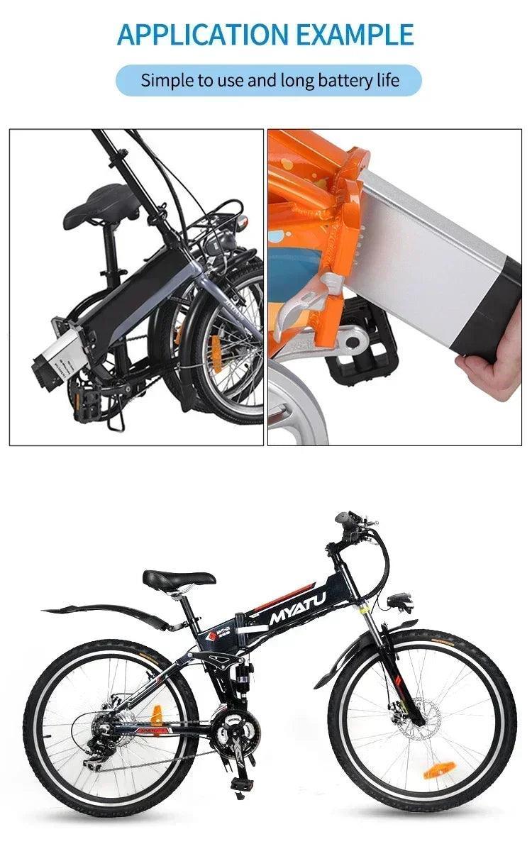 For New Engwe EP-2 Pro Engine Pro(Upgraded)&MATE X Bike:52v/48V/36V Replacement Batteries(17.5Ah-10Ah)in DCH-003,DCH-006,DCH-009