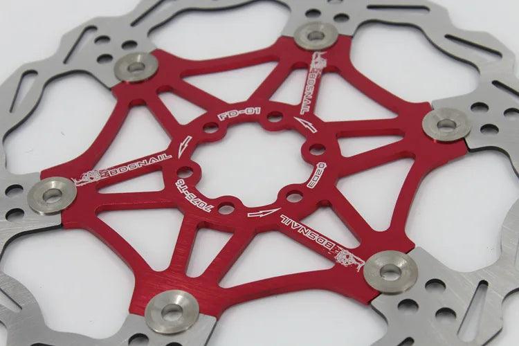 Snail Floating Disc Mountain Bike Cooling Floating Disc Ultra-light Six Pin Disc Brake Disc 160 180 203mm Accessories