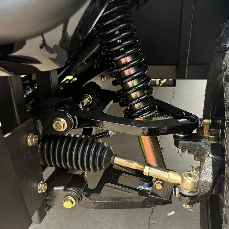 Newest Lithium Battery Golf Car 60V Adults Scooter Solar Panels Powered 4 Seater Off Road Beach Buggy Electric Golf Cart - Franklyn & Page E-Bike Emporium